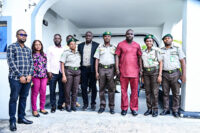 The Managing Director of Tantita Security Services Nigeria Limited, Chief Engineer Kestin Pondi in a group photograph with officials of the Nigeria Correctional Service shortly after the meeting.