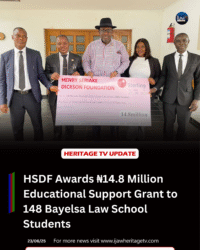 Presentation of cheque to the beneficiaries