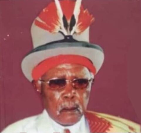 Portrait of King George Omieh, Igoni XXI, Amanyanabo of Odio-ama Kingdom